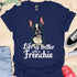 Life is better with a frenchie - V6 - Elegant Graphic T-Shirt